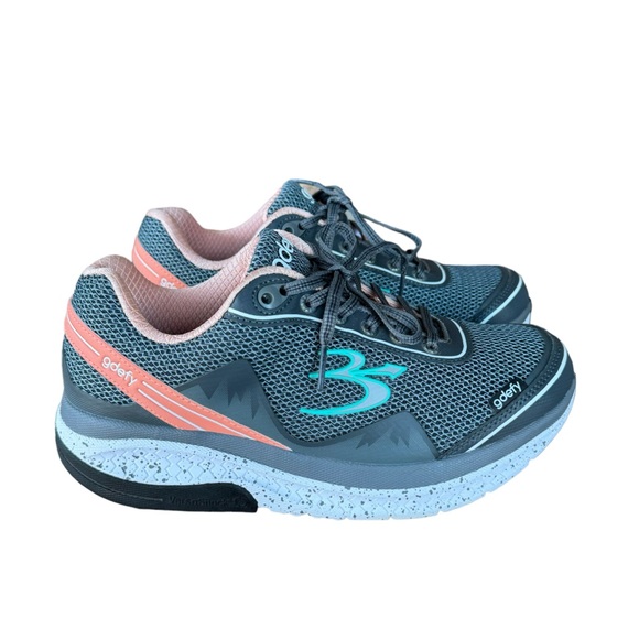 Gdefy Gravity Shoes - Gdefy Gravity Defyer Mighty Walk Women's Size 8.5 Pain Relief Shoes Gray pink
